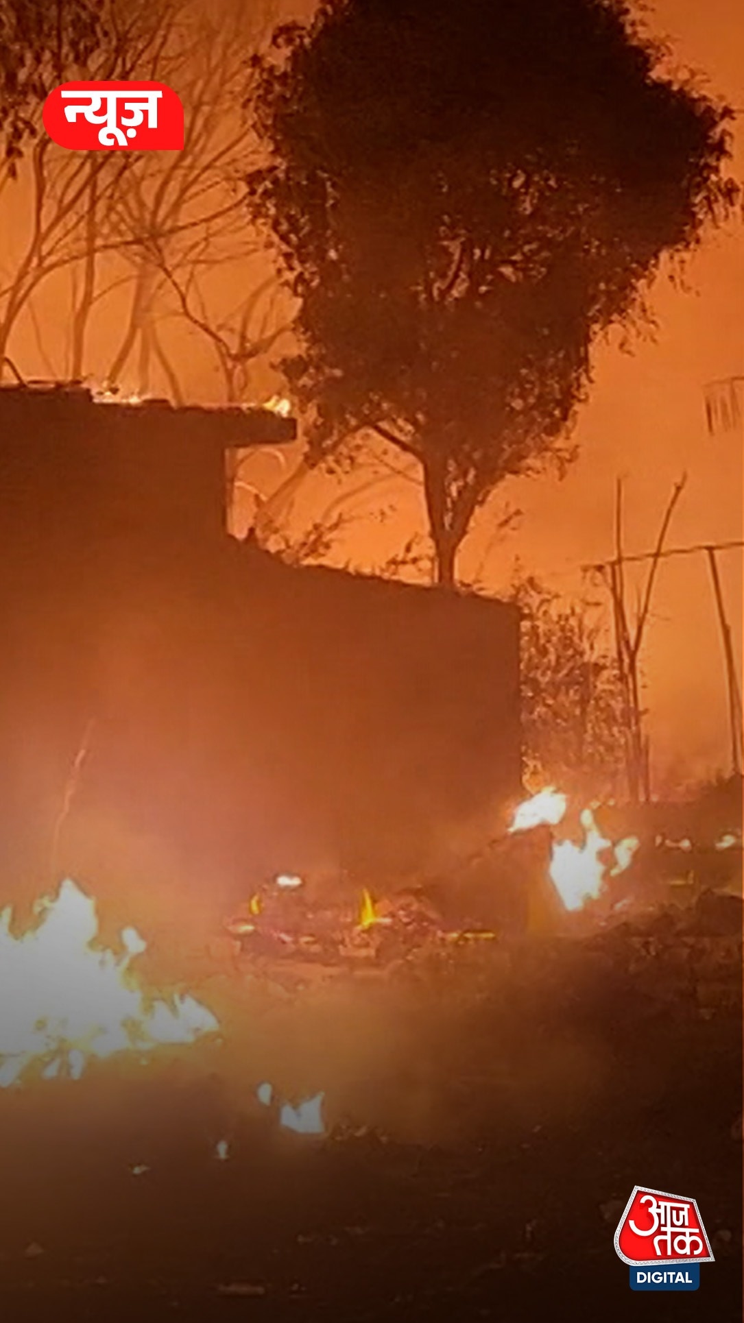 Lucknow: ओशोनगर में लगी भीषण आग, जल कर राख हुई...