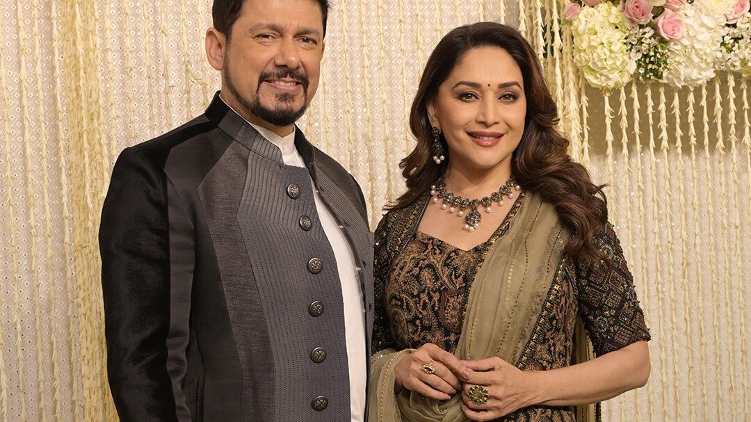 Madhuri Dixit with Husband Dr Nene