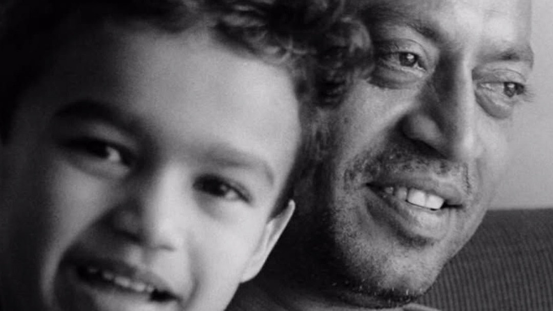 babil khan with afther irrfan khan