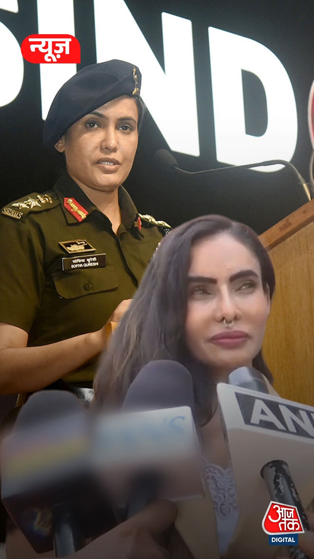 पीएम मोदी के रोड शो में पहुंची कर्नल सोफिया कुरैशी की जुड़वा बहन