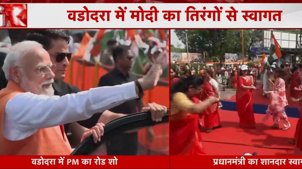 एक और एक ग्यारह: PM मोदी का गुजरात दौरा, वडोदरा के रोडशो में शामिल हुआ कर्नल सोफिया का परिवार