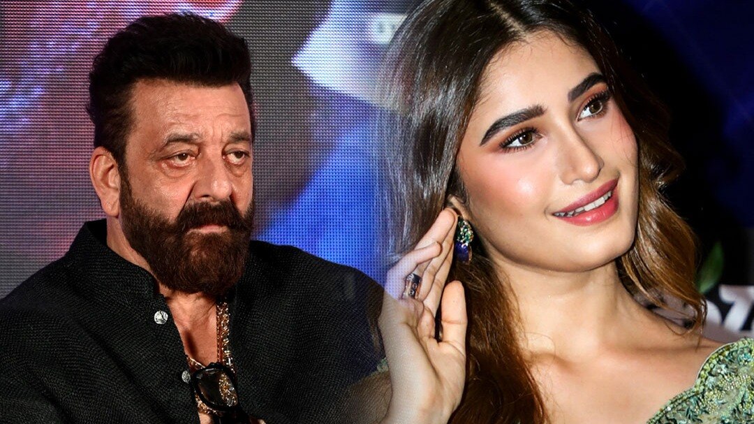 sanjay dutt rasha thadanisanjay dutt rasha thadani