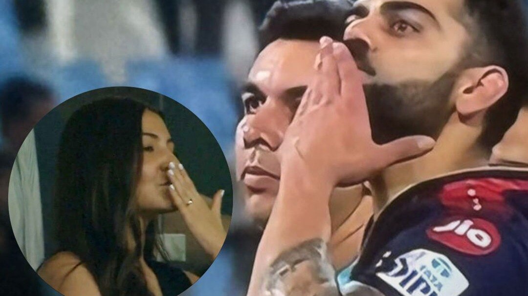 virat anushka flying kiss