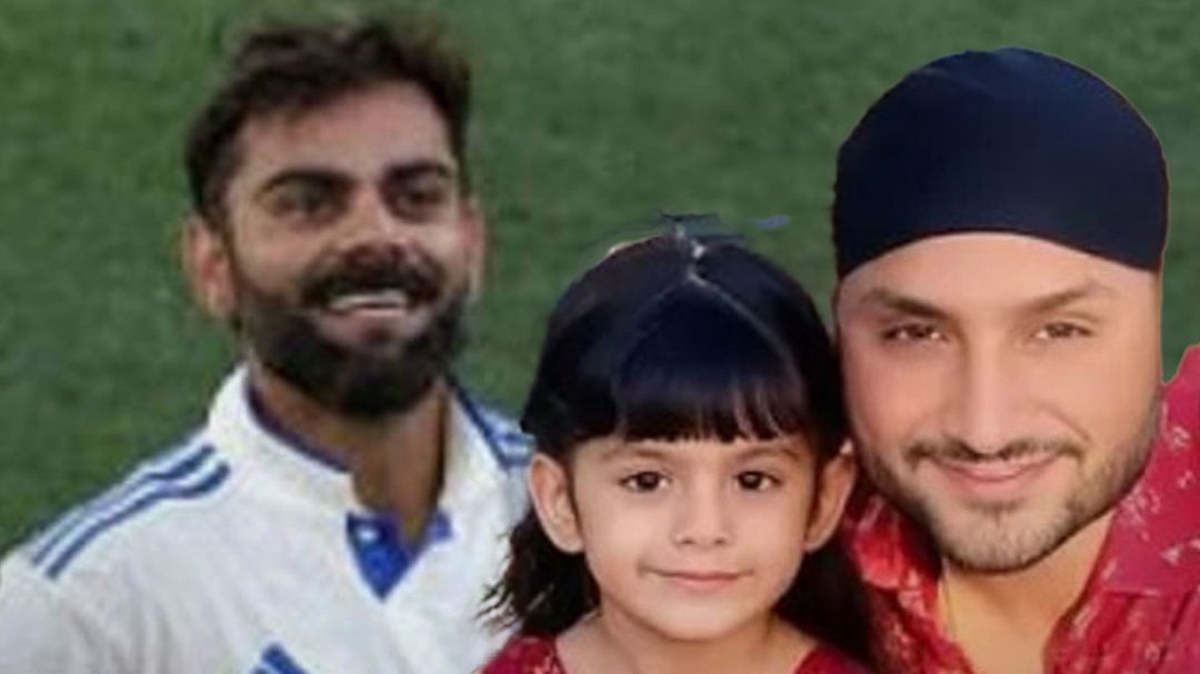 Harbhajan Daughter and virat 