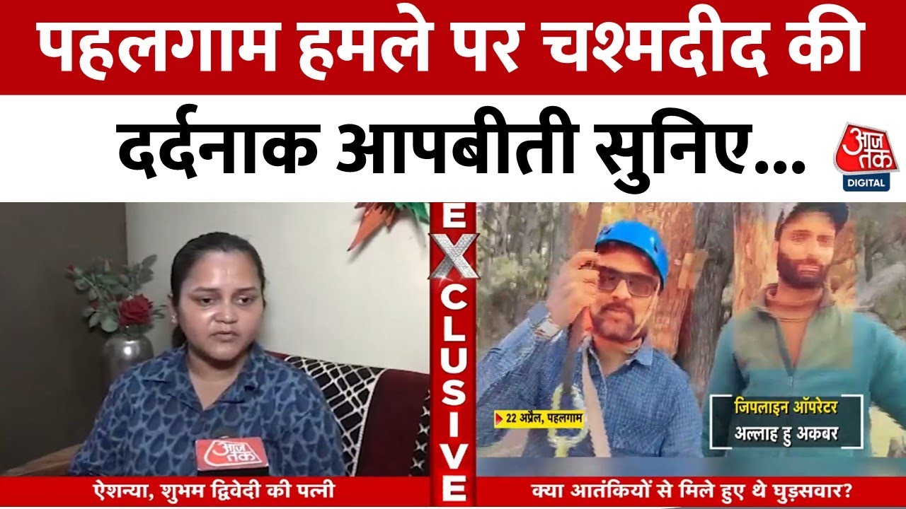 'तब नहीं लगा पर अब...', पहलगाम हमले की चश्मदीद ऐशन्या ने बयां किया मंजर