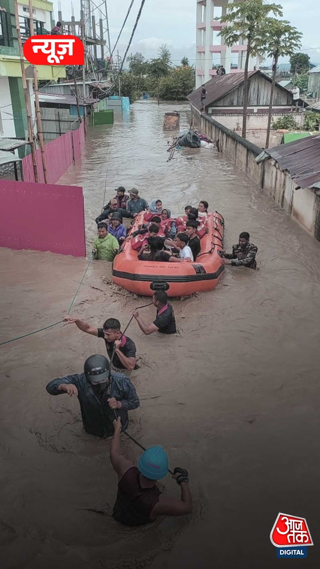 नॉर्थ-ईस्ट के राज्यों में मुसीबत बनी बारिश, बाढ़-लैंडस्लाइड से 25 लोगों की मौत