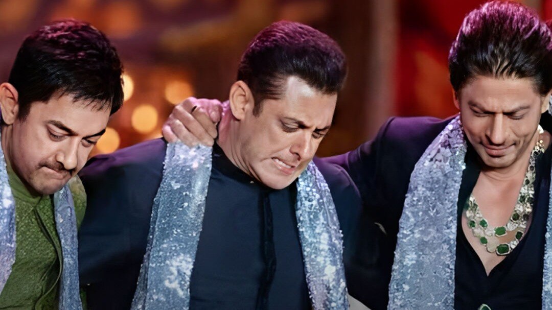 Aamir Khan junto con Salman y Shah Rukh Khan