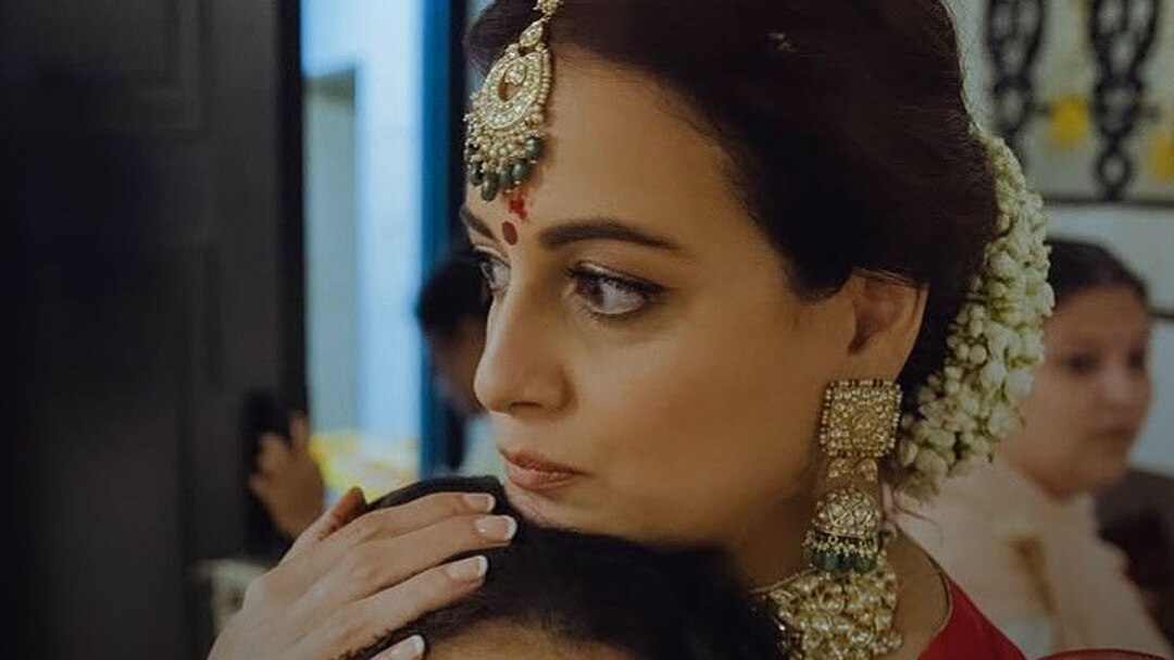 Dia Mirza with stepdaughter samaira