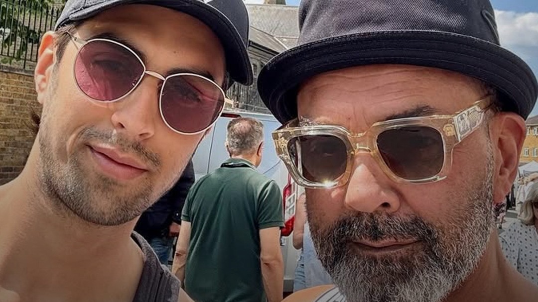Bobby Deol with son Aryaman Deol
