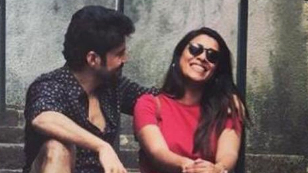 Rajeev Khandelwal with wife