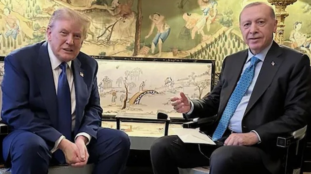 Donald Trump with Tayyip Erdogan