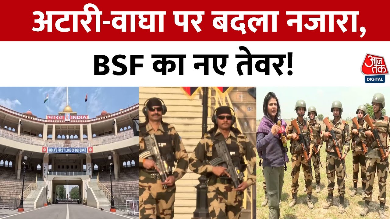 A changed scene at Attari-Wagah, the new stance of the BSF!