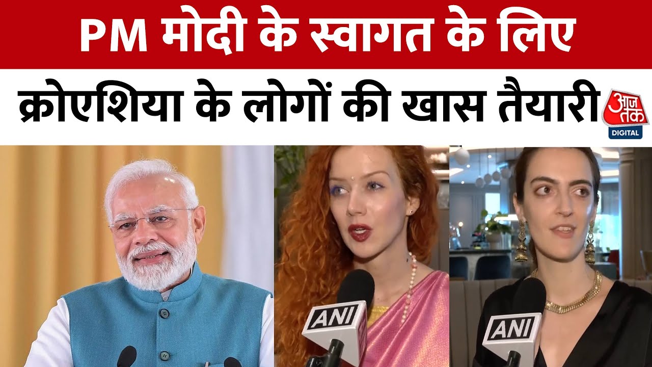 In Zagreb, Croatian students are ready to welcome Modi in Hindi.