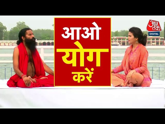 The great gathering of yoga from Brahmsarovar on Yoga Day!