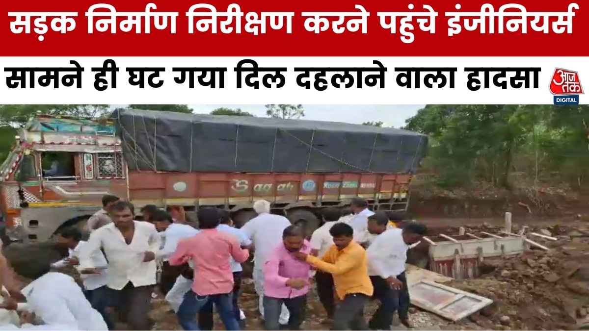  truck overturned in front of engineers 