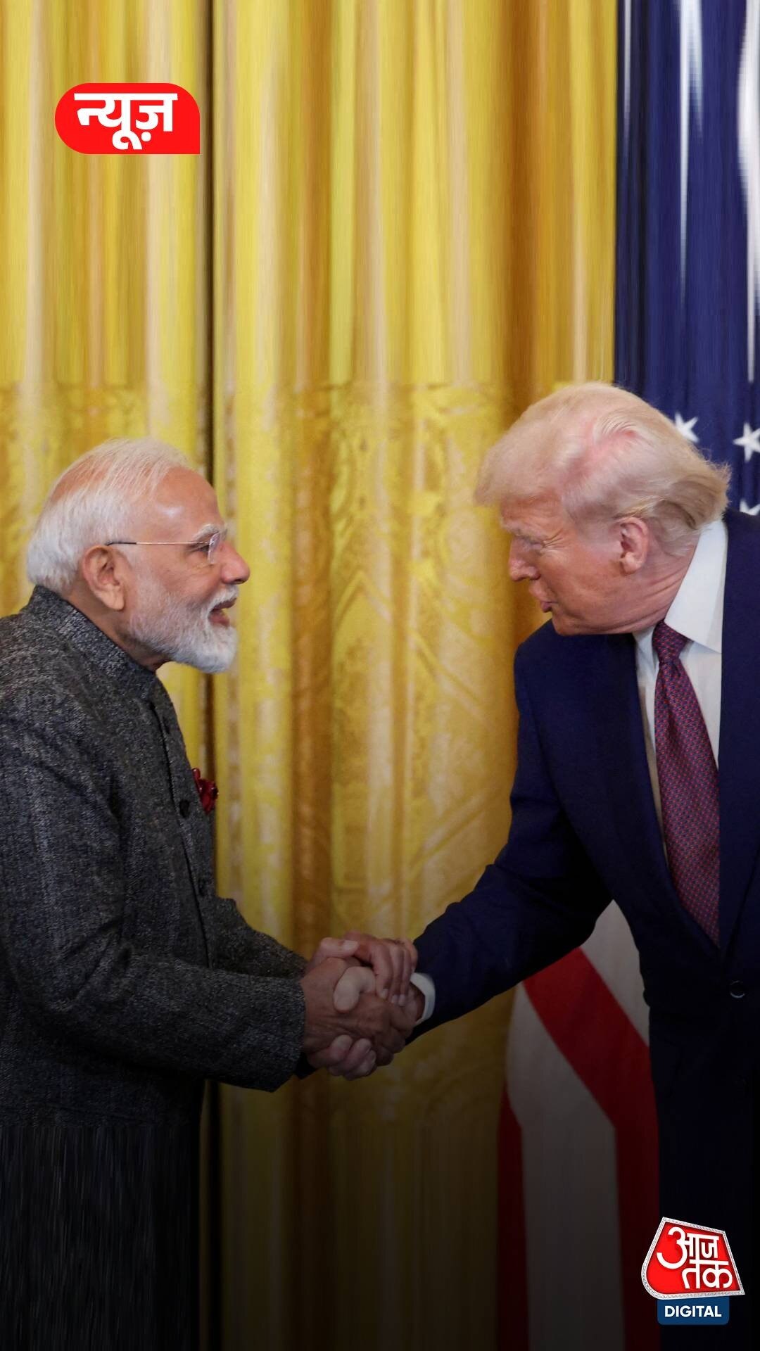 PM Modi With Donald Trump