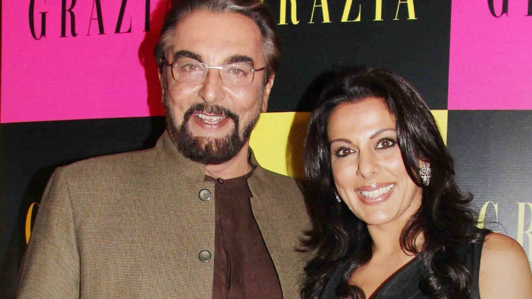 Kabir bedi with daughter pooja bedi