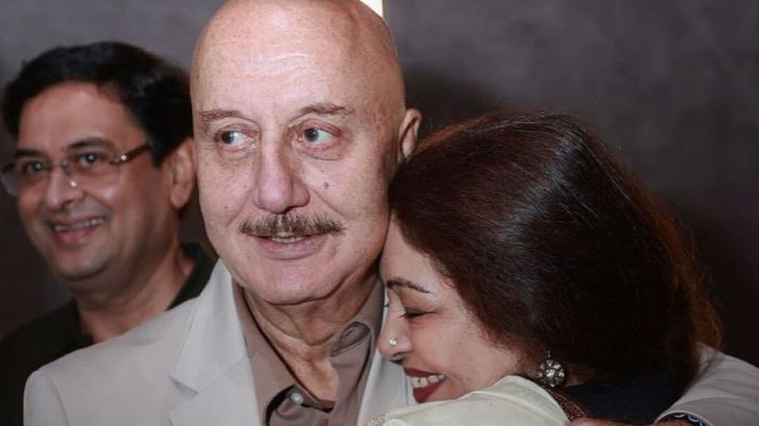 Anupam Kher With Kirron Kher