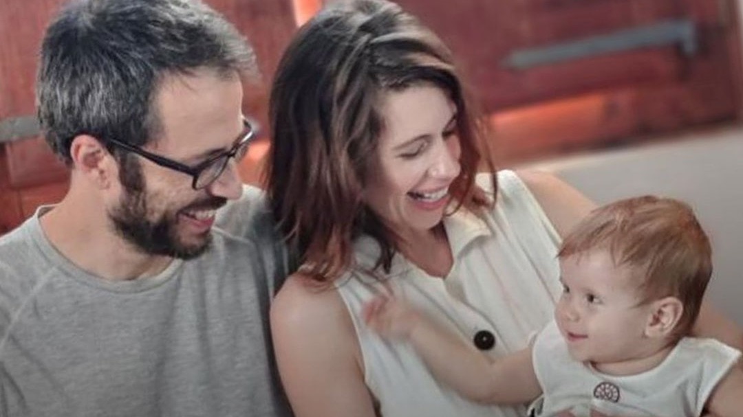 Kalki with husband and daughter