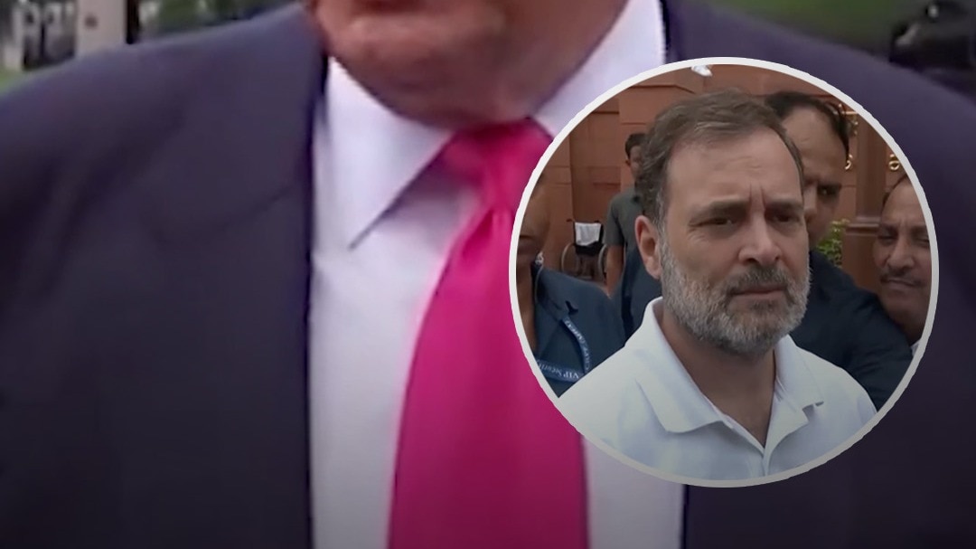 rahul gandhi on trump
