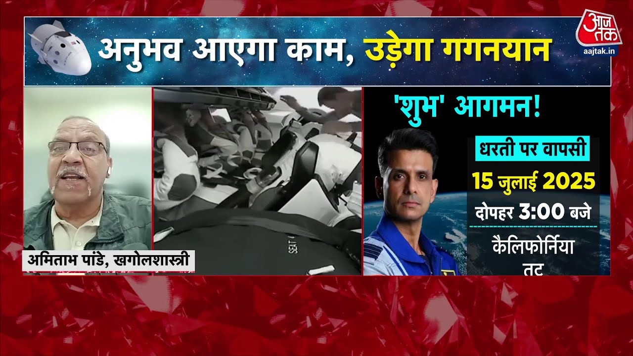 The return of Shubhanshu Shukla from space, a historic moment for India.