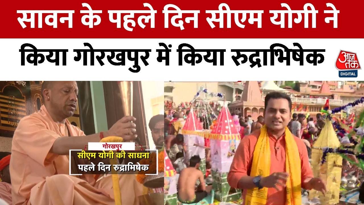 Today: The first day of Sawan: A crowd of Kanwariyas at Har Ki Pauri