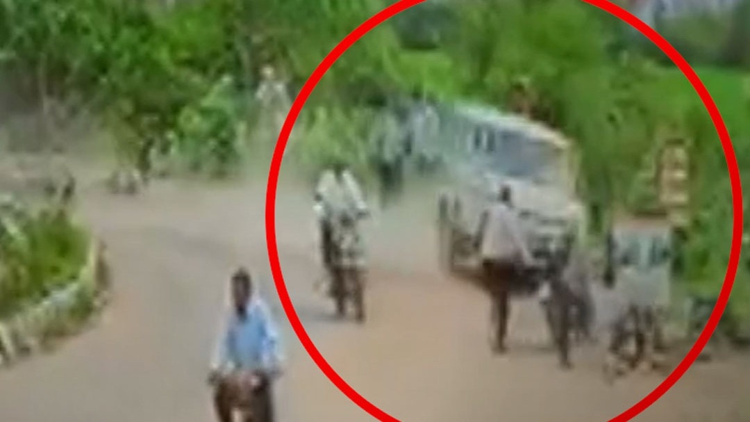 A car hit several people in Baran district of Rajasthan