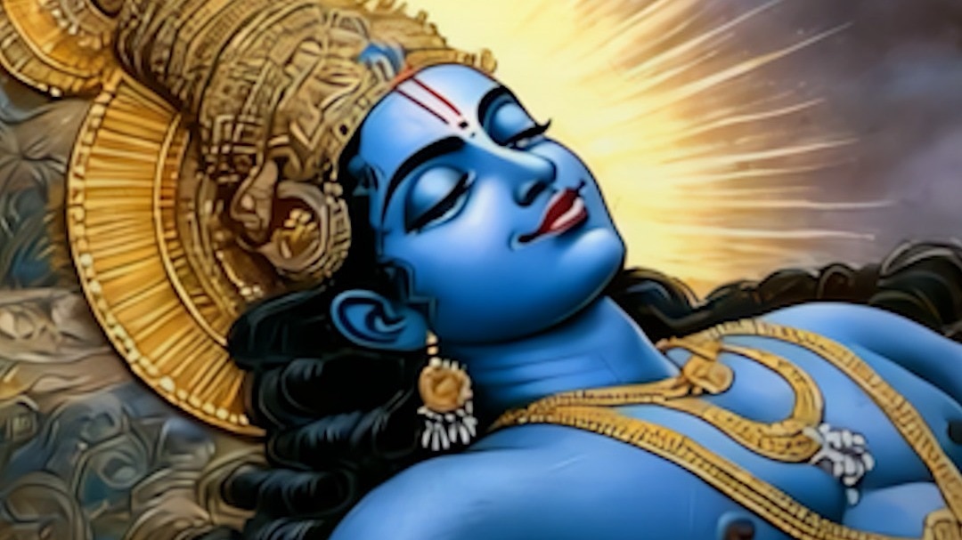 lord vishnu sleeping