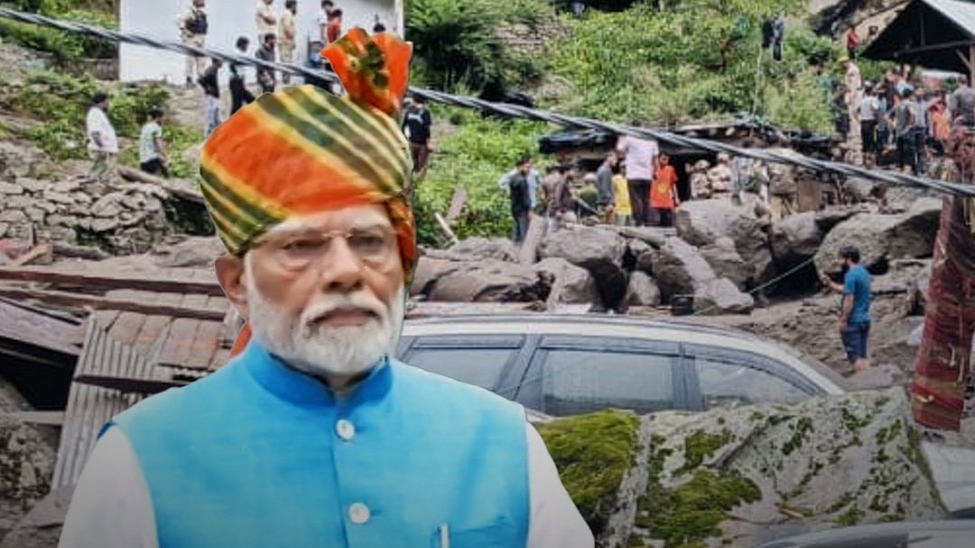 pm modi on kishtwar clud burst