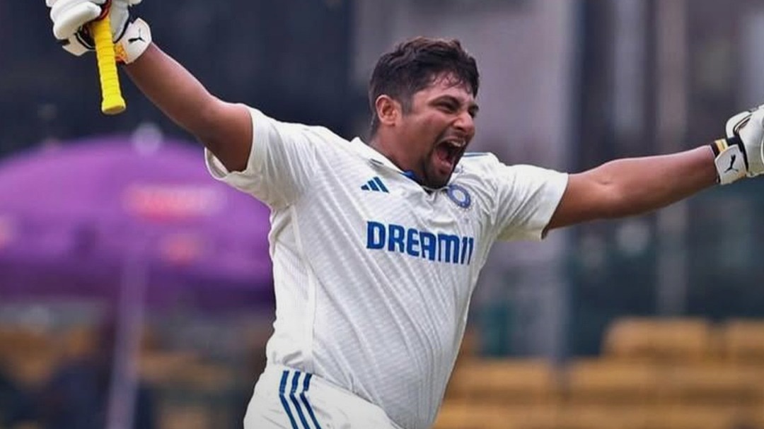 Sarfraz Khan Century 