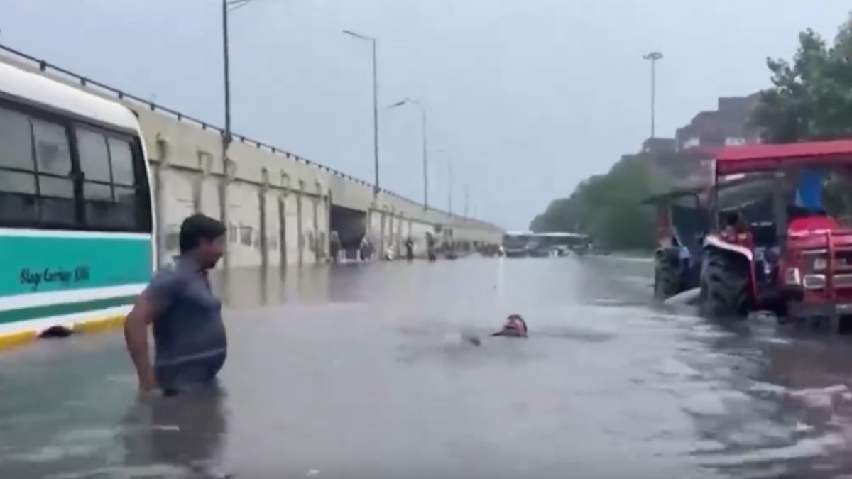 delhi waterlogging