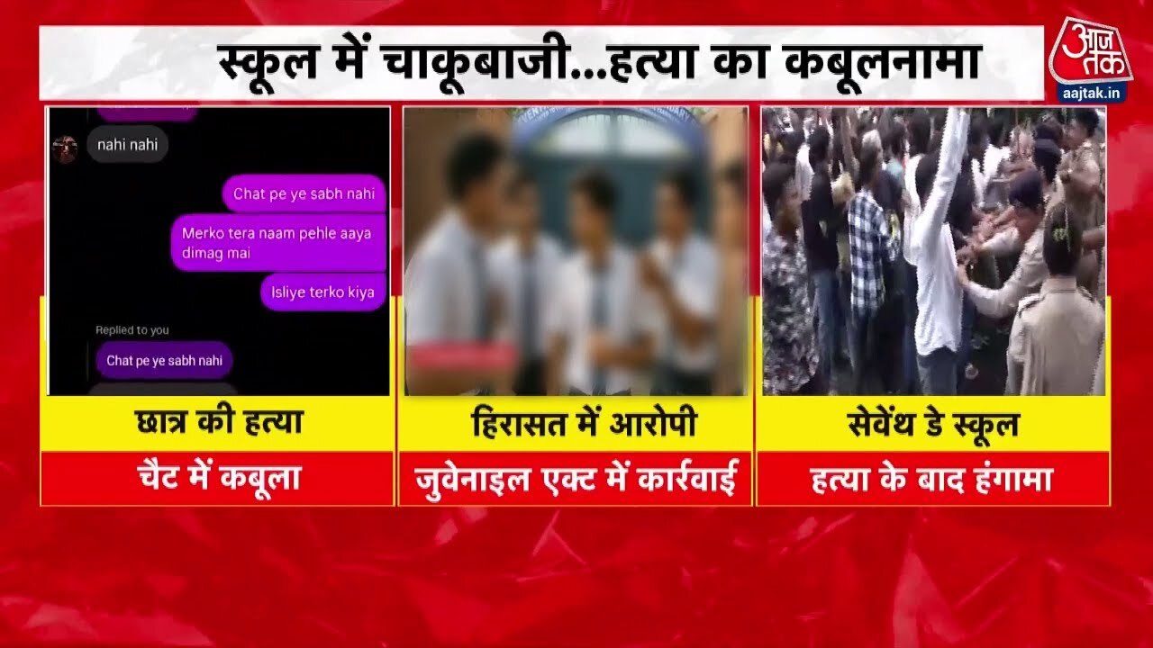 Ahmedabad Student Murder Case: Confession in the Chat, Chaos in the School