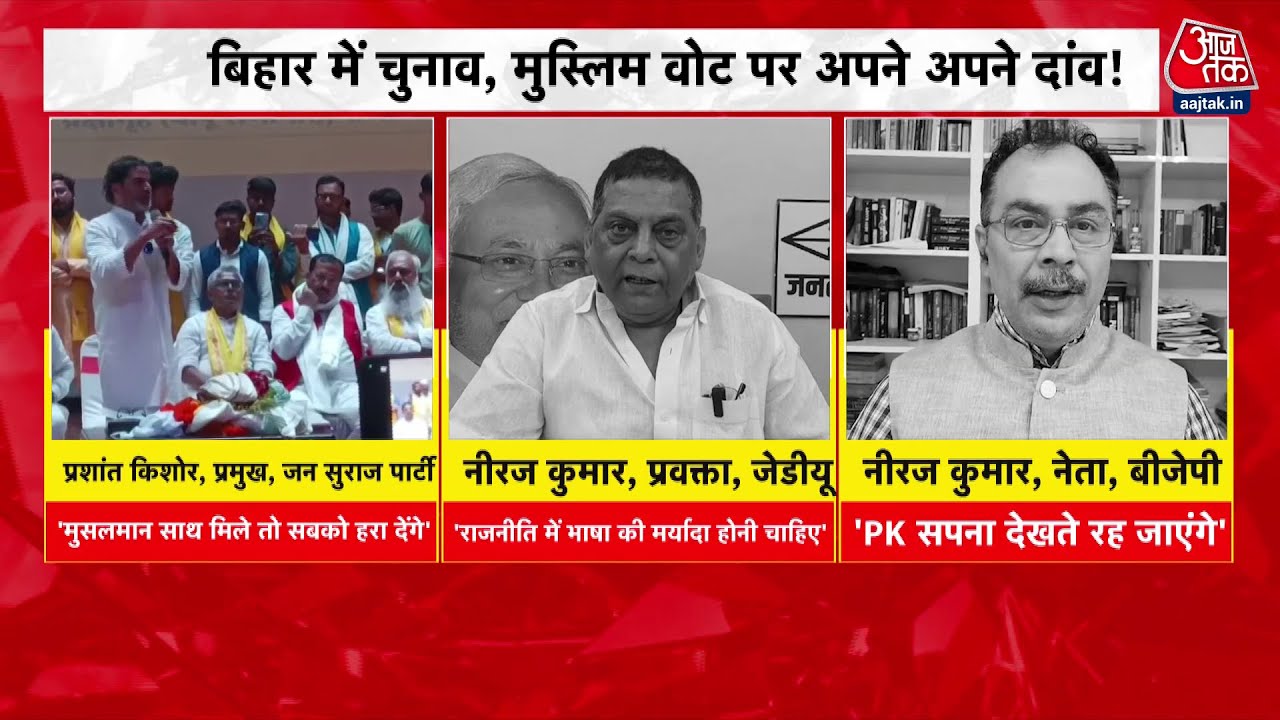 Political upheaval over Prashant Kishors statement, intensified battle for Muslim votes.