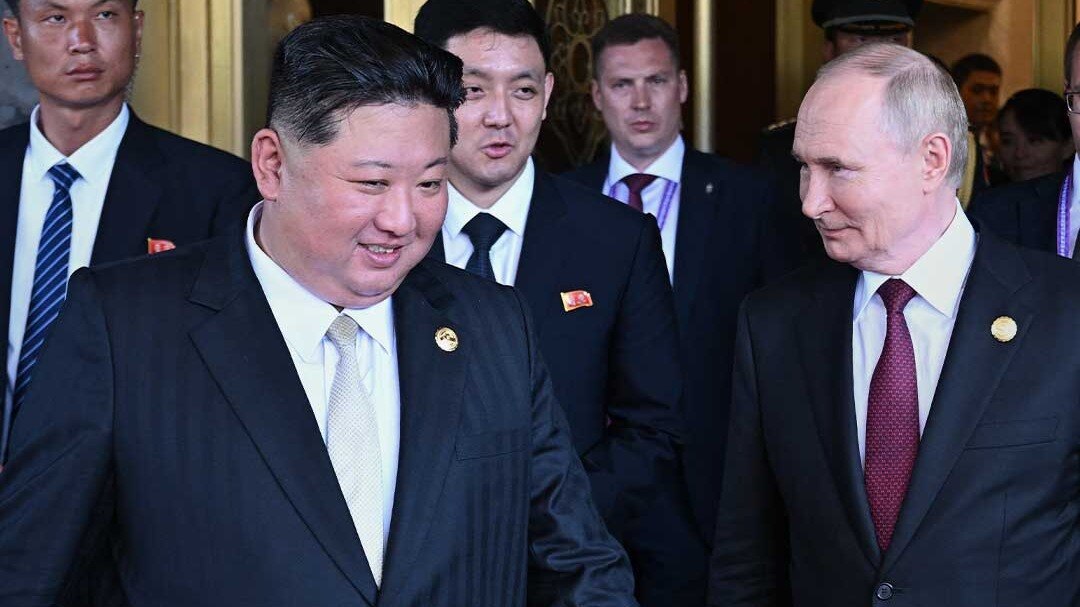 putin and kim jong un togerther for car ride with respect