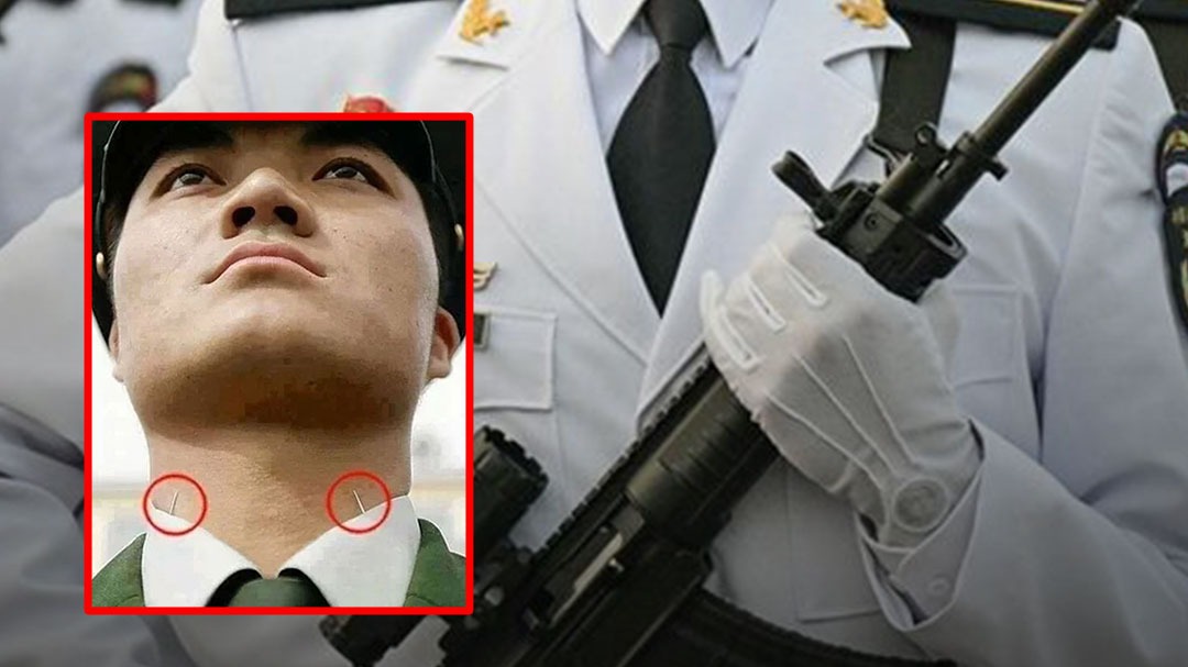 china army pin in collars dress code for training