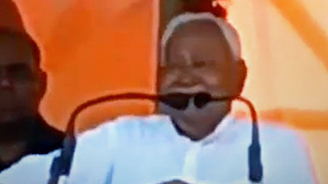 nitish kumar at buxar bihar for nda candidate