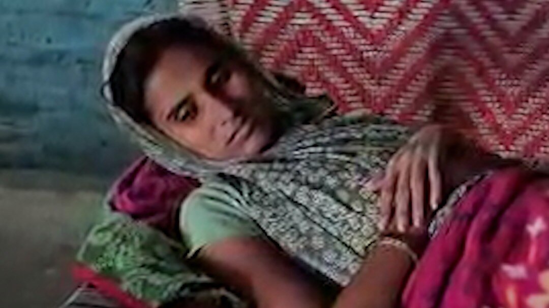 Rajgarh Woman with strange illness