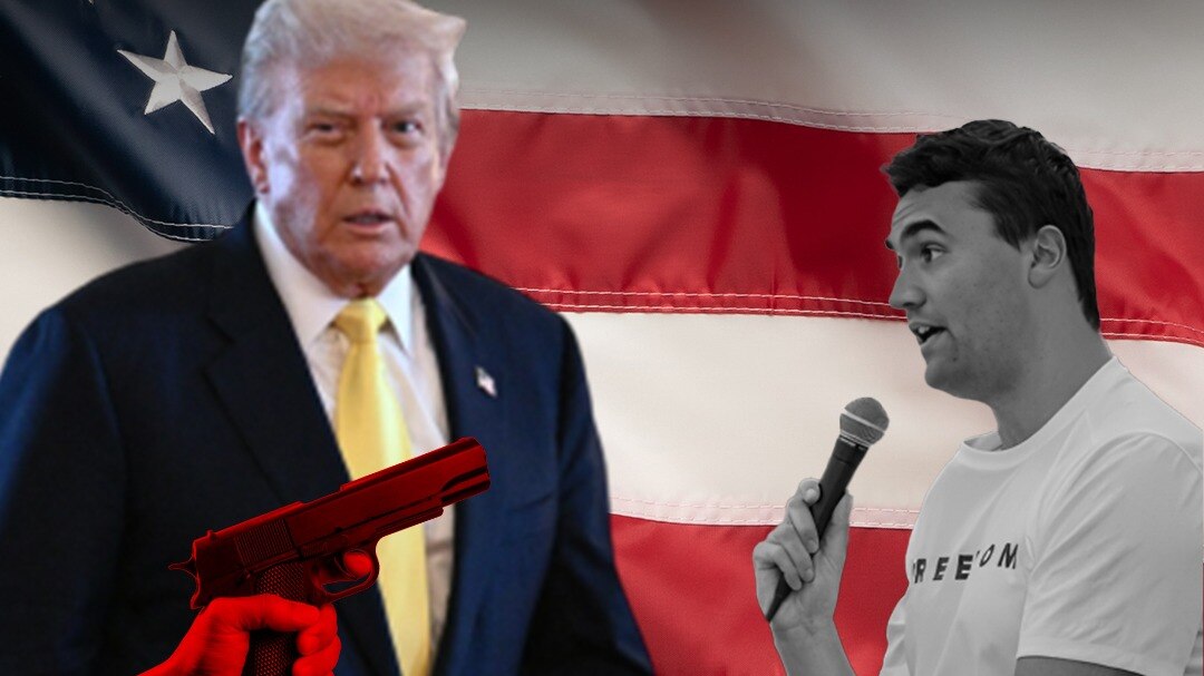 Donald Trump and Charlie Kirk