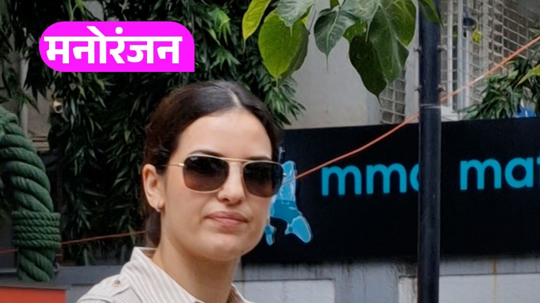 कैजुअल लुक में स्पॉट हुईं Natasa