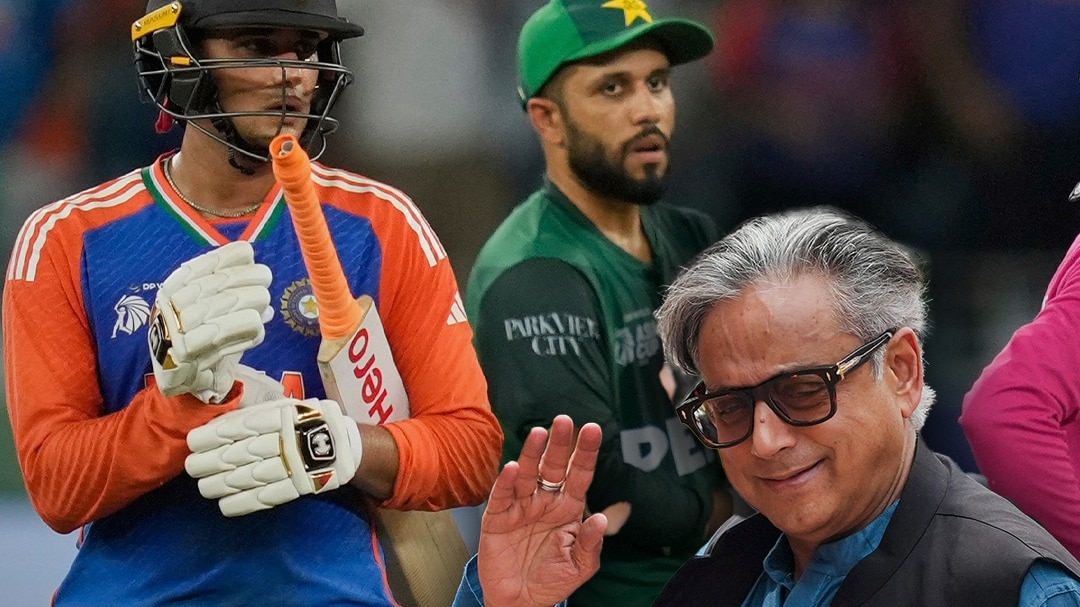 shashi tharoor on india-pakistan handshake