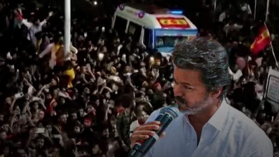 एक्टर Vijay की रैली में मची भगदड़