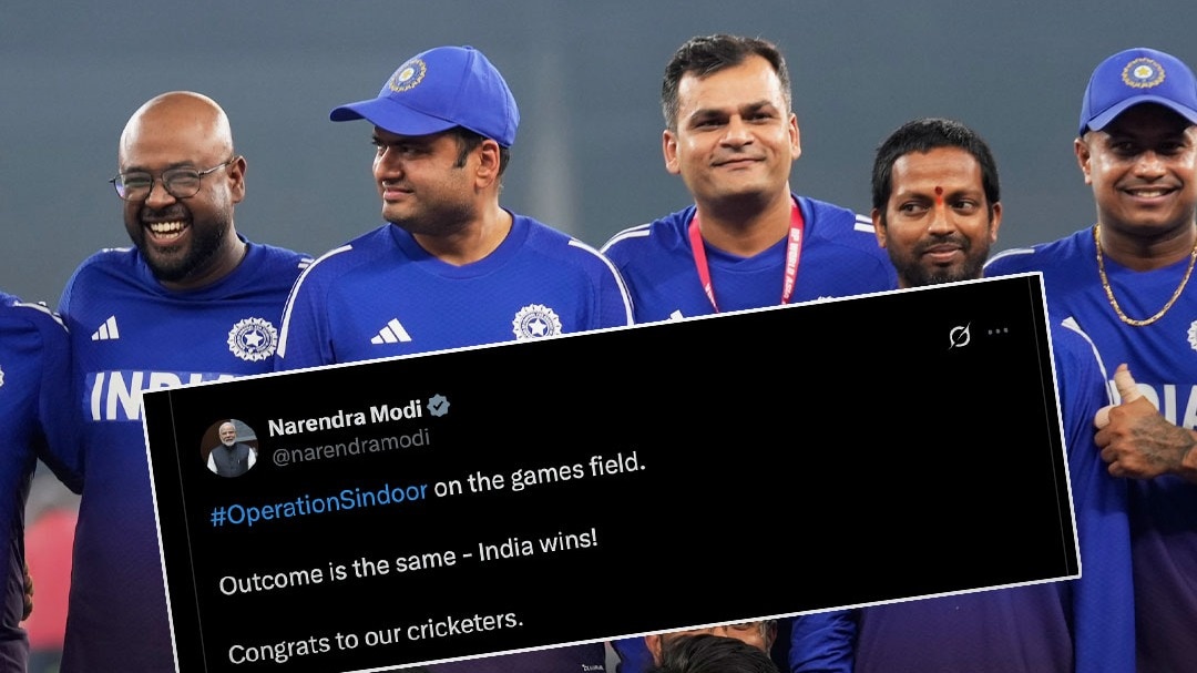 asia cup victory post by pm modi