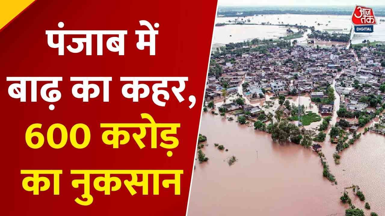 पंजाब में बाढ़ का कहर! खतरा देख ग्रामीणों ने बना डाला 6 KM लंबा टेंपरेरी बांध