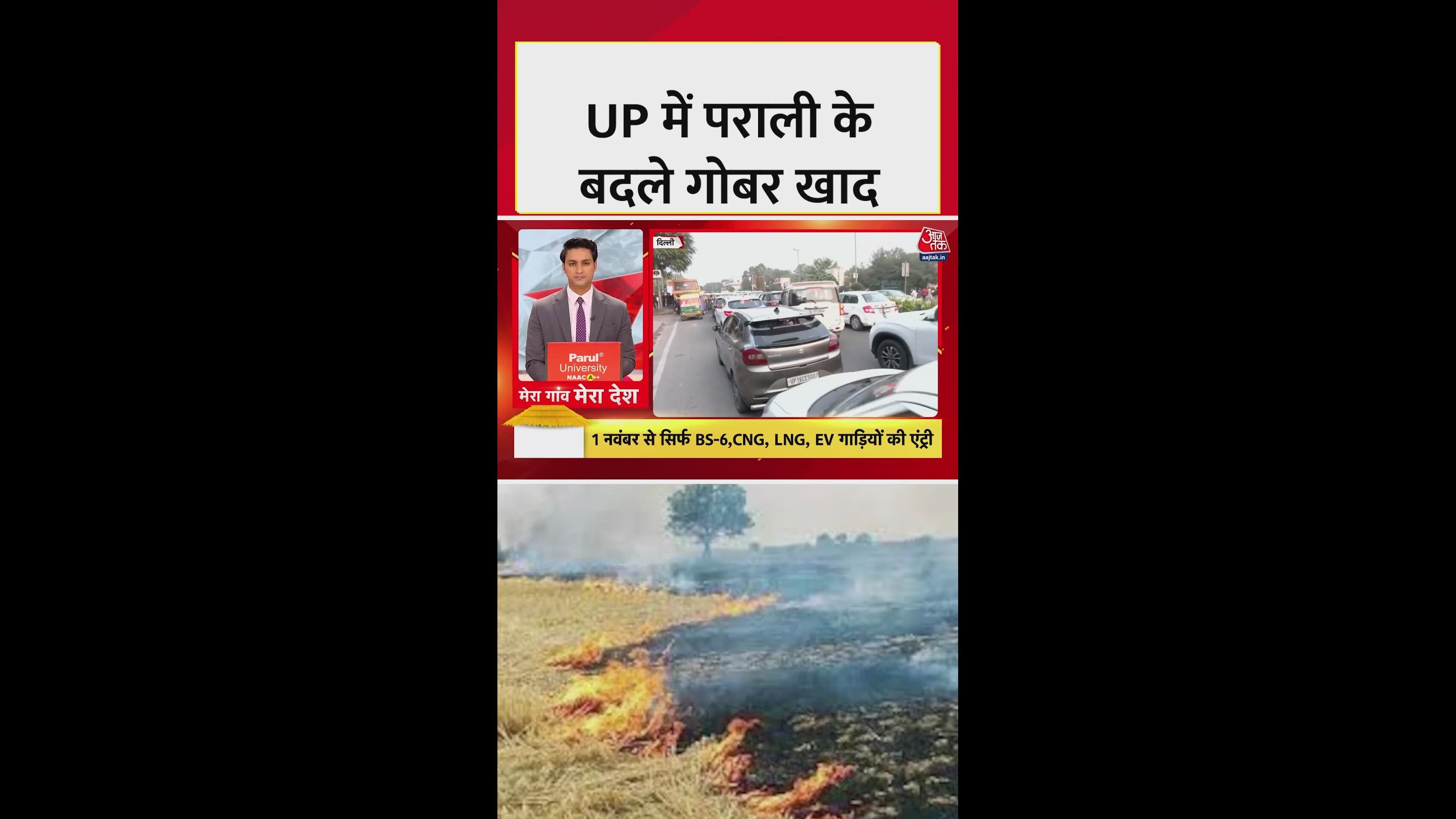 UP सरकार की पराली जलने रोकने अनोखी पहल