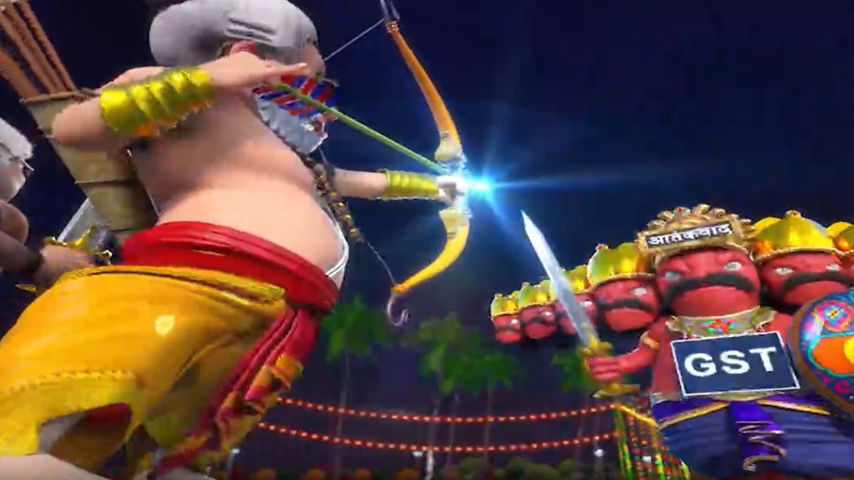 dussehra ravan effigy burning