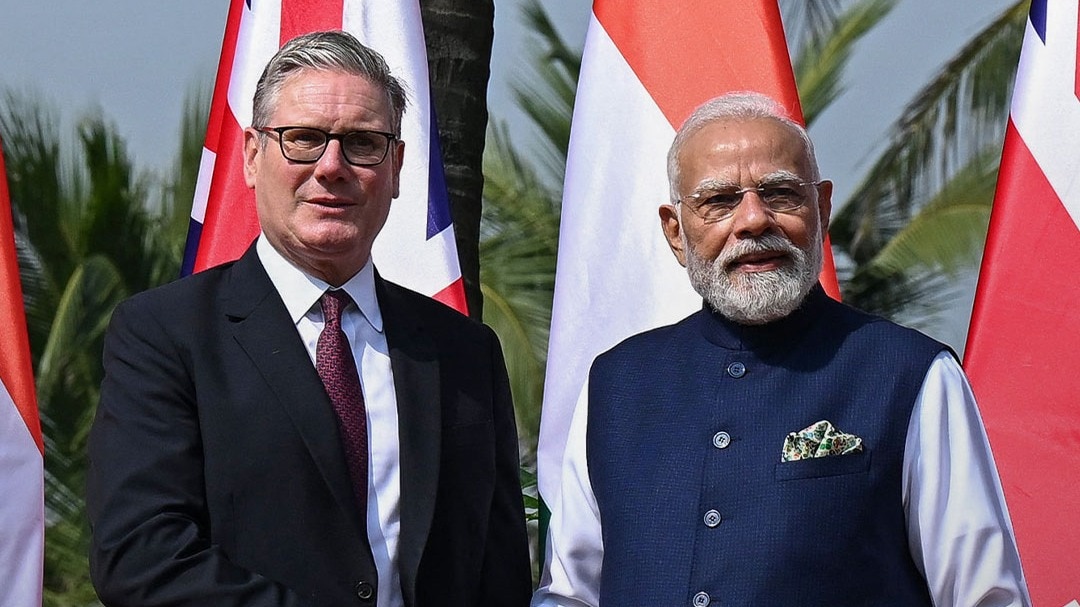 modi with keir starmer