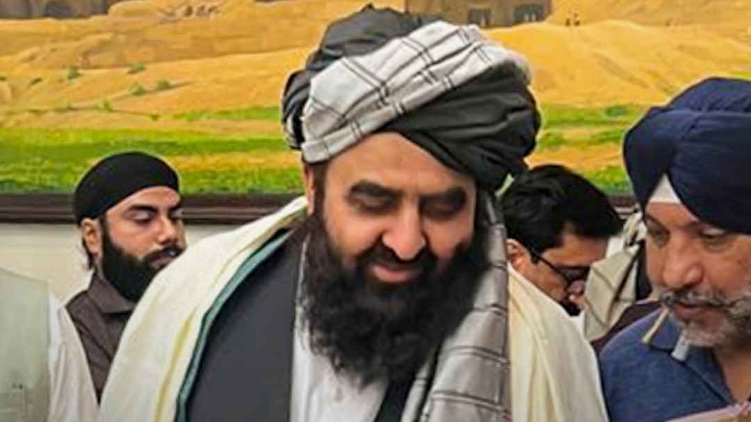 afghanistan amir khan muttaqi in india