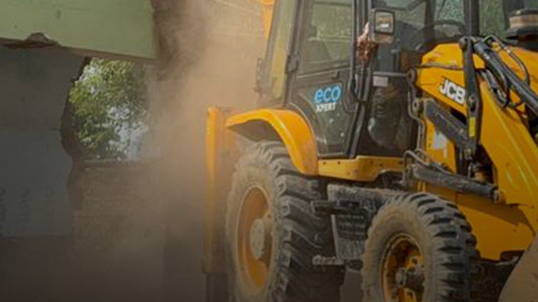 sambhal bulldozer news