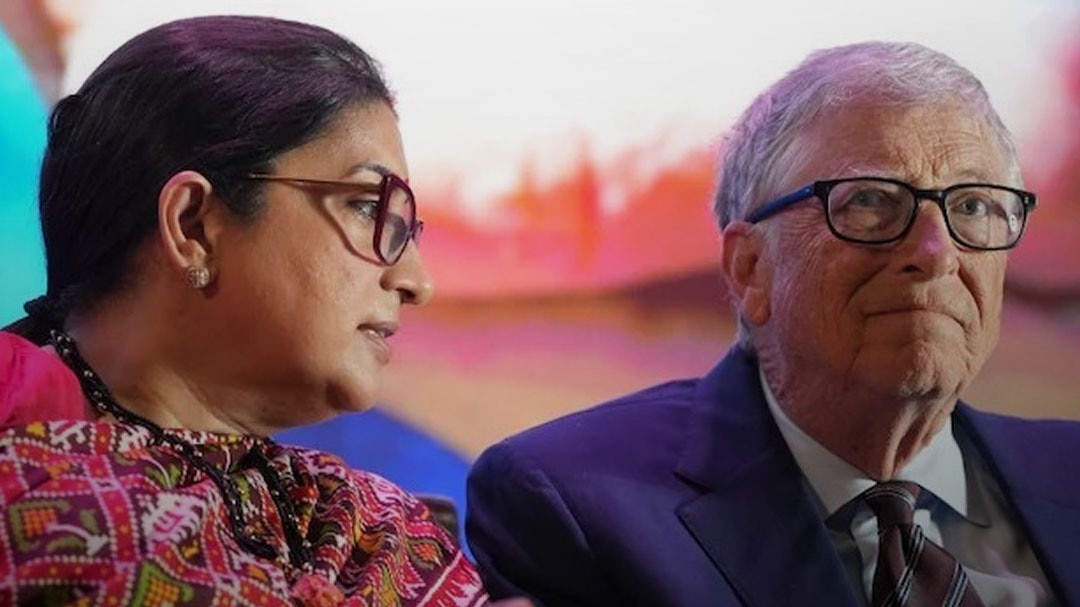 Smriti and Bill Gates