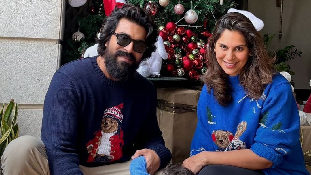 Ram Charan with wife